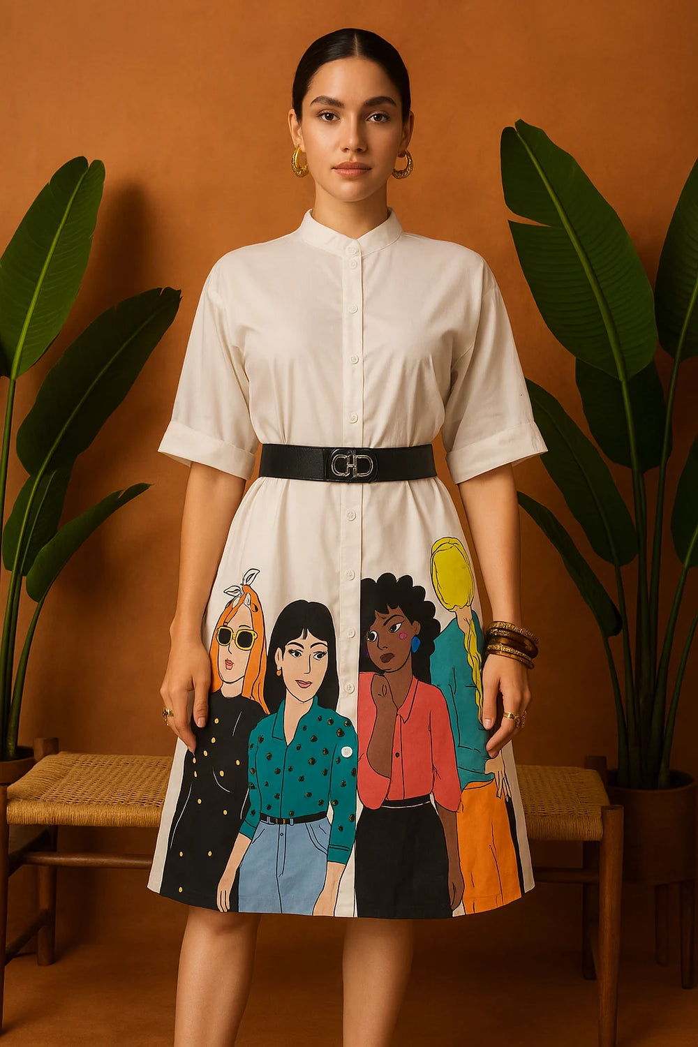 cartoon print t shirt dress Betty Boop T-Shirt Dress