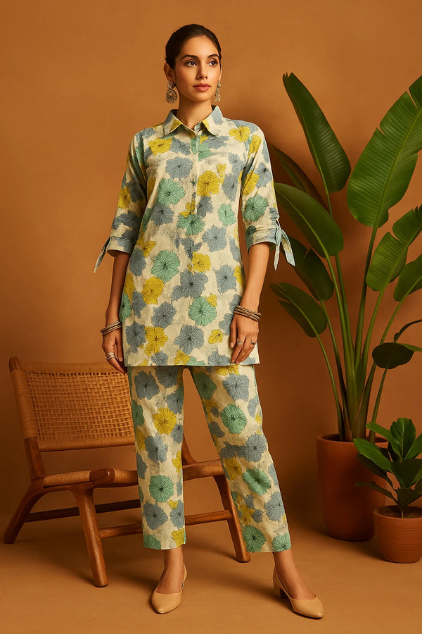 Ethnic-Inspired Printed Co-ord Set