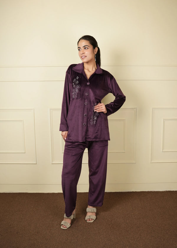 Coat style Trouser set