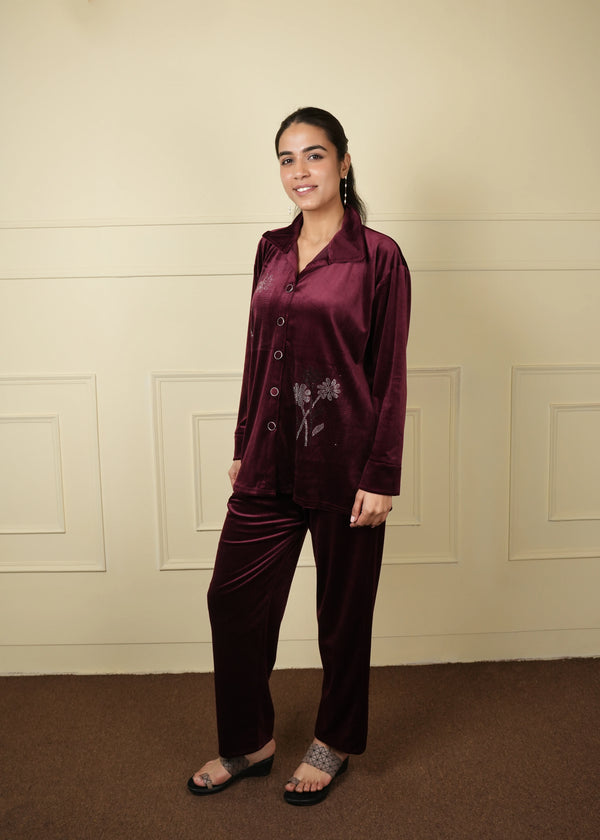 Coat style Trouser set