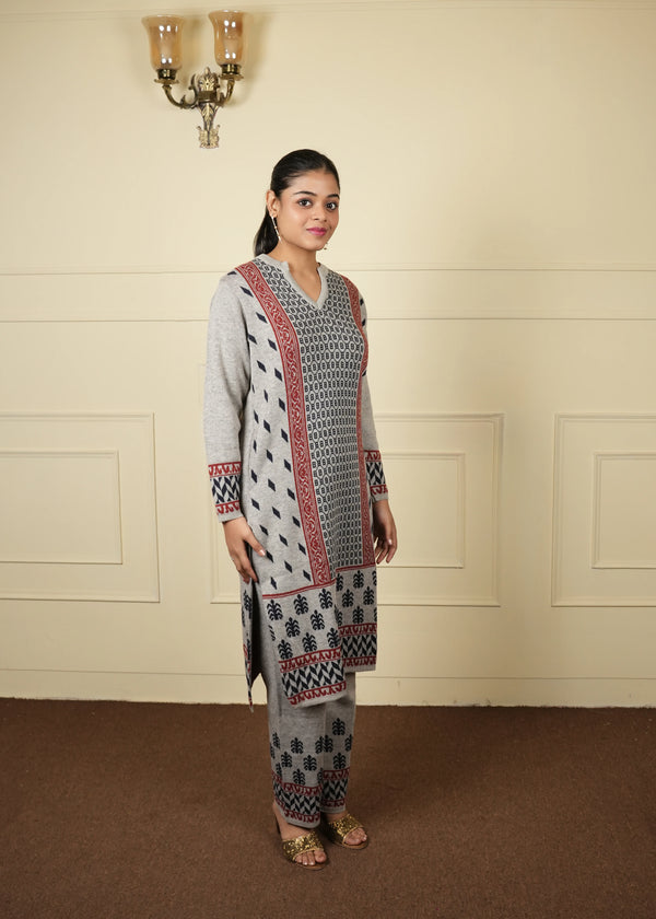 kurta Trouser woolen set