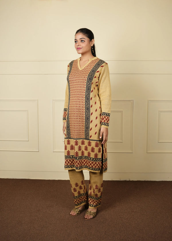 kurta Trouser woolen set