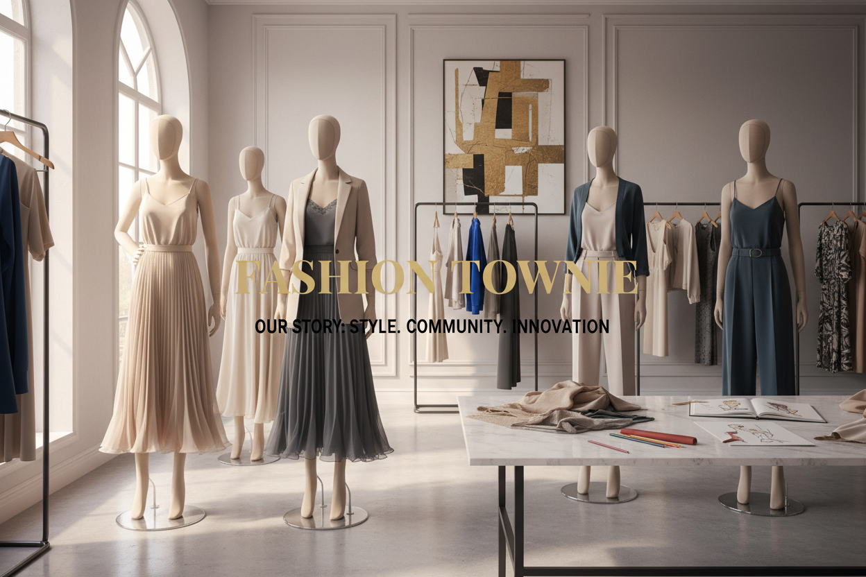 Genrate About Us page image for FashionTownie 