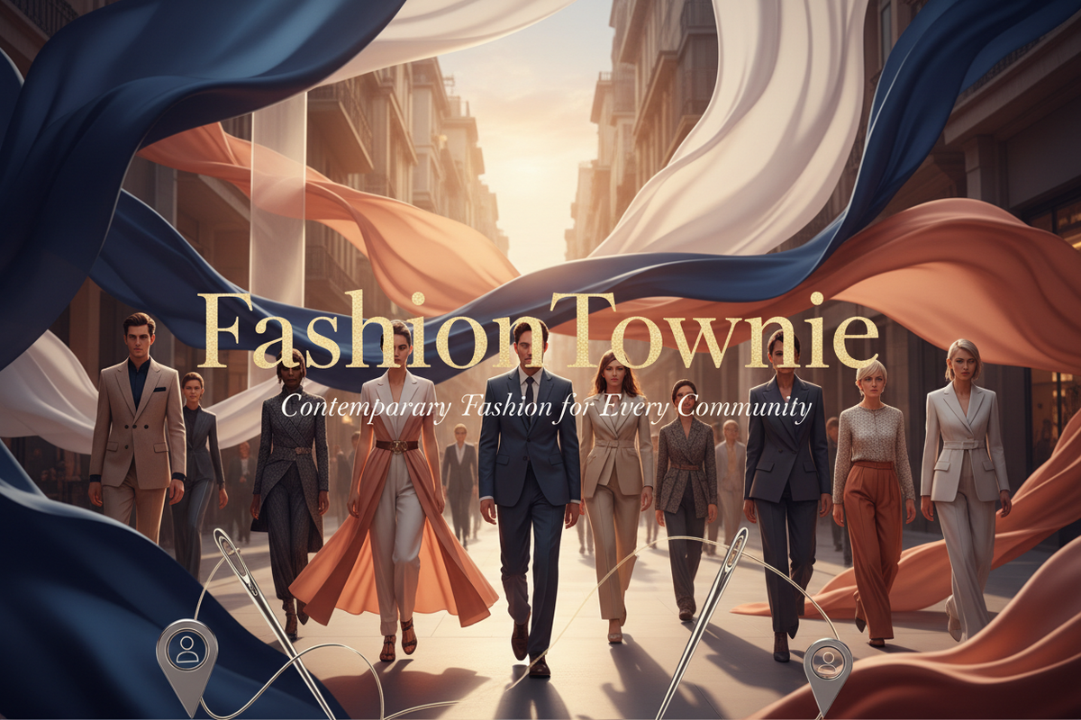 Insert FashionTownie text in image and create our mission image for the brand